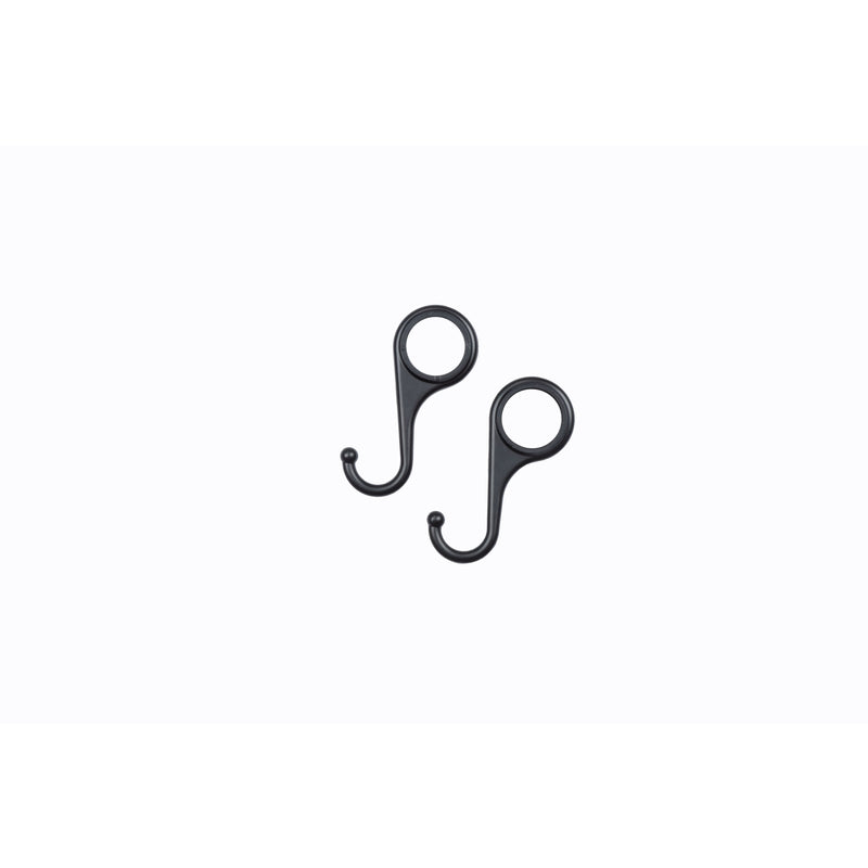 STZ Industries 1/2 in. FIP each Black Zinc Metal Alloy 3-1/8 in. L Pipe Hook 366 DECORHOOK-2