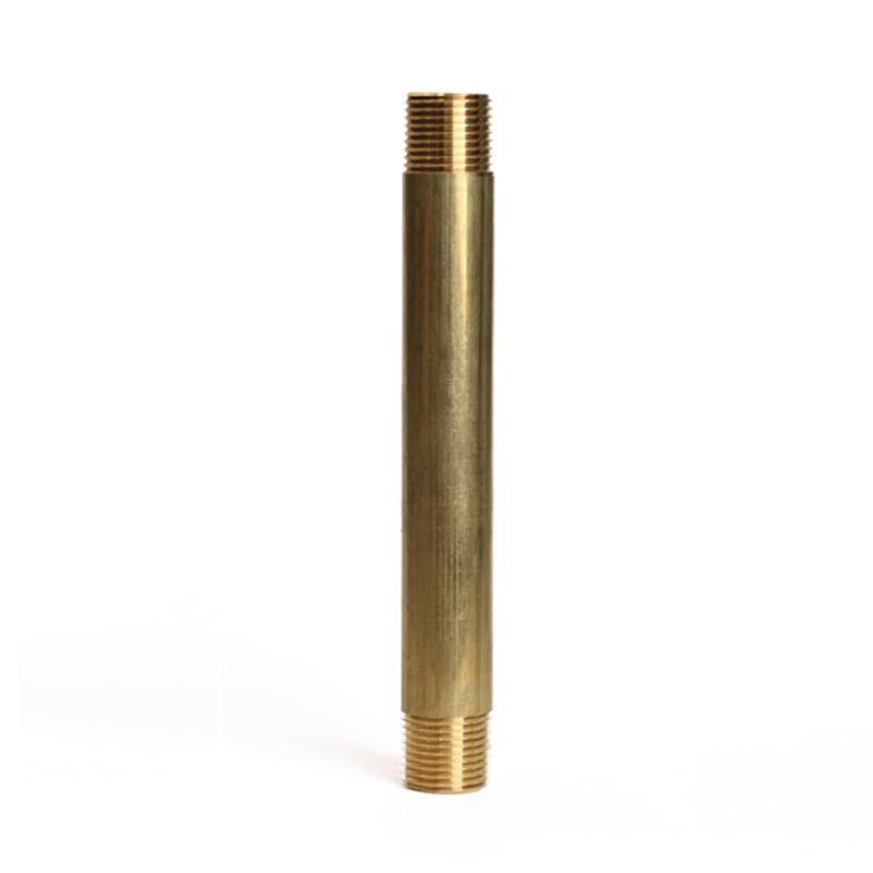 ATC 3/8 in. MPT X 3/8 in. MPT Yellow Brass Nipple 5 in. L 6JC126300201036, Pack of 5