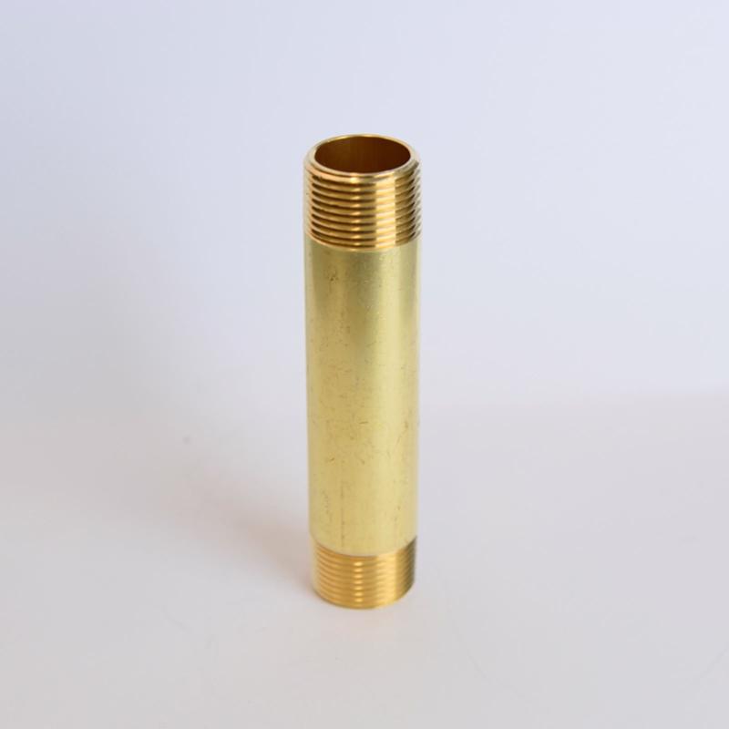 ATC 3/4 in. MPT X 3/4 in. MPT Yellow Brass Nipple 4-1/2 in. L 6JC126300201053, Pack of 5