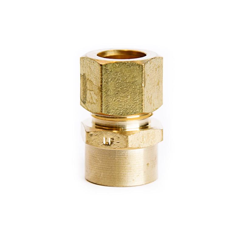ATC 1/2 in. Compression X 3/8 in. FPT Brass Coupling 6JC120110701039, Pack of 5