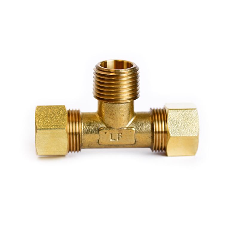 ATC 5/8 in. Compression X 5/8 in. Compression Brass Tee 6JC126310701025, Pack of 5