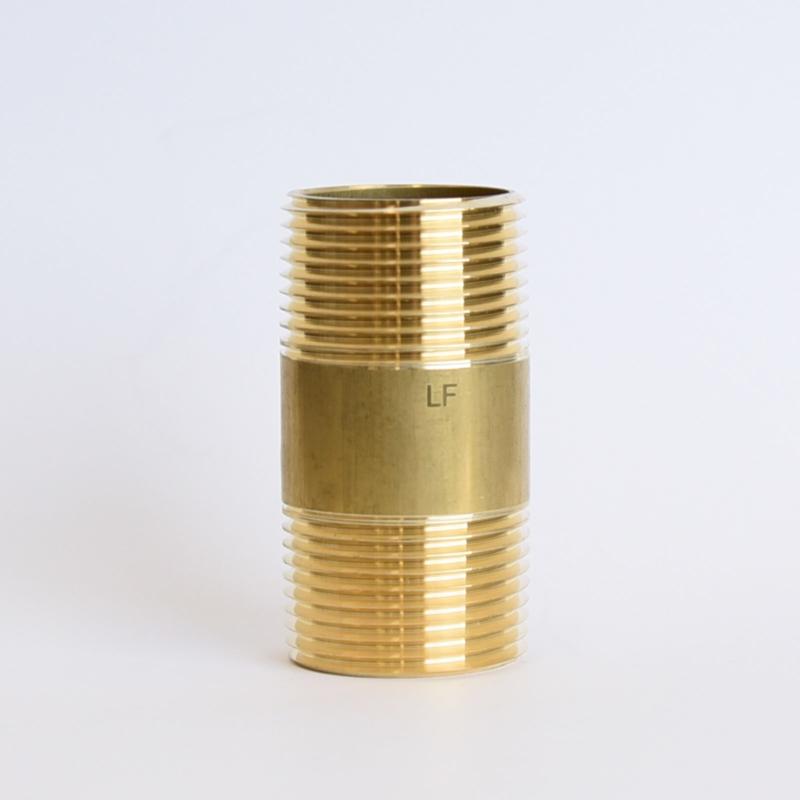 ATC 1 in. MPT X 1 in. MPT Yellow Brass Nipple 2-1/2 in. L 6JC126300201057