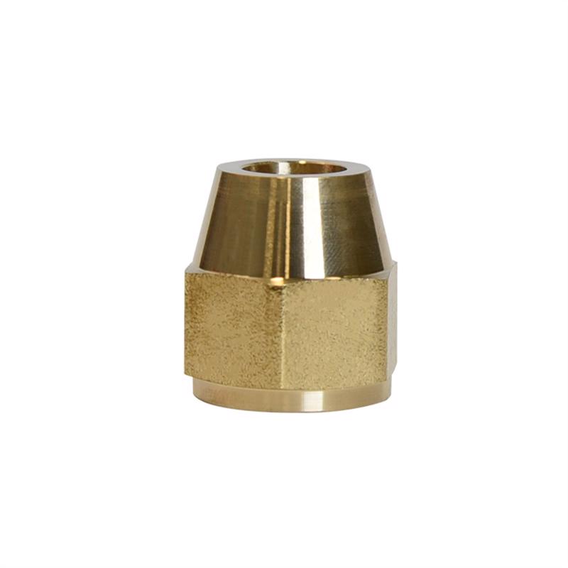 ATC 5/8 in. Flare X 1/2 in. D CTS Brass Forged Flare Nut 6JC050810721025, Pack of 5