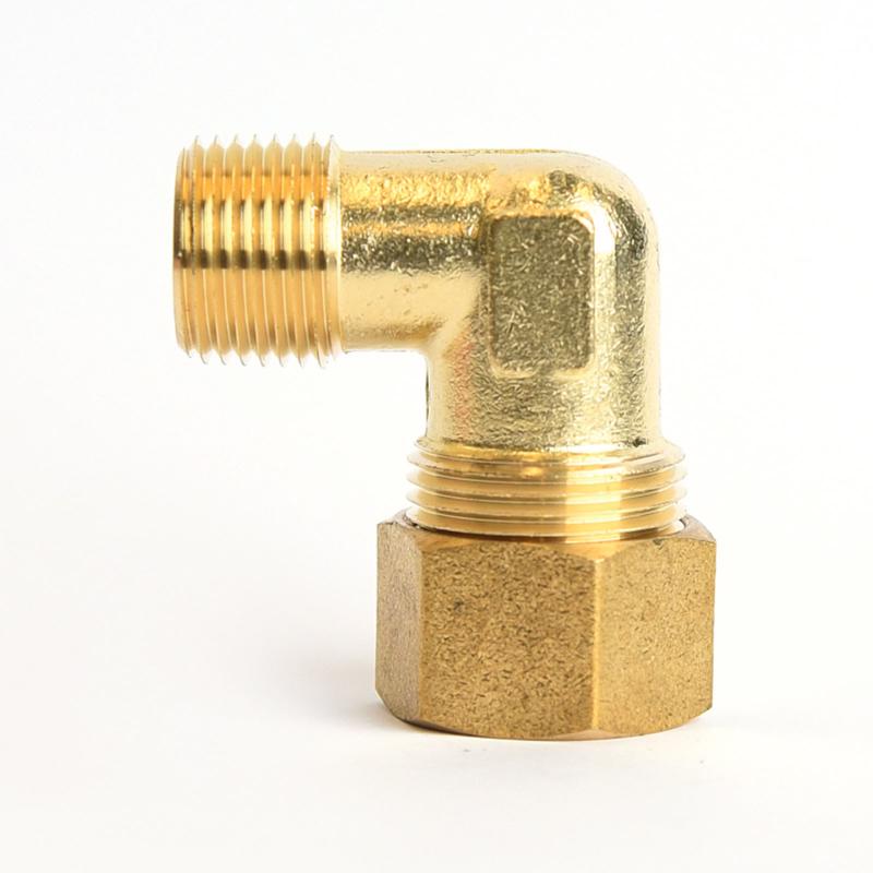 ATC 5/8 in. Tube X 3/8 in. MPT Brass 90 Degree Street Elbow 6JC121010711033, Pack of 5