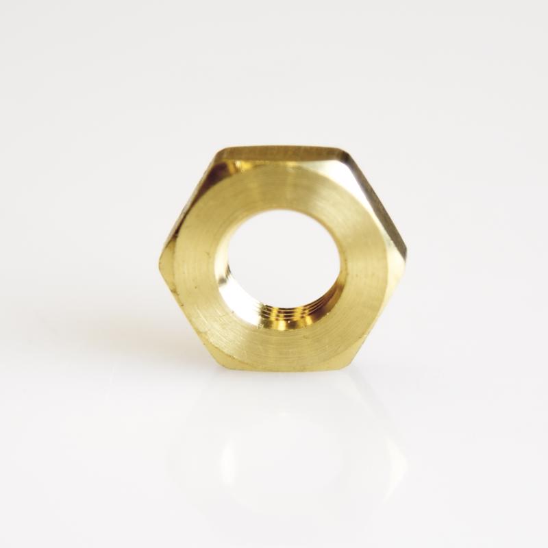 ATC Pipe Lock Nut 1/8 in. Yellow Brass 6JC050801521040 1 pc, Pack of 5