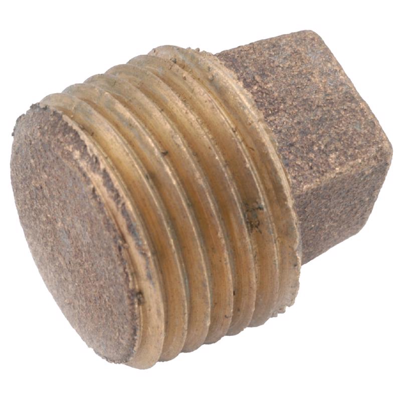 Anderson Metals 3/4 in. MPT Brass Square Head Plug 738114-12AH, Pack of 5