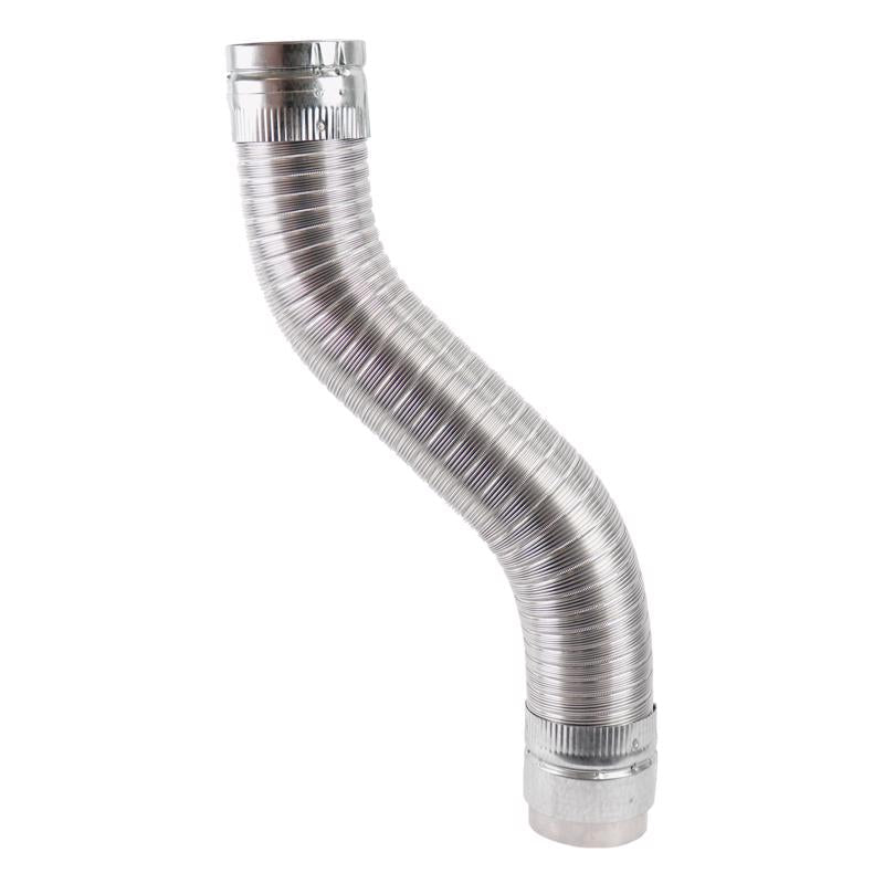 Selkirk 4 in. D X 42 in. L Aluminum/Galvanized Steel Gas Vent Connector 4EFC-3S