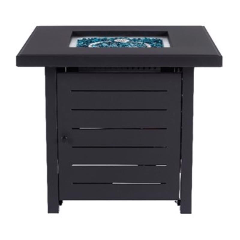 Living Accents 28 in. W Steel Square Propane Fire Pit CDF-WMGB28-COL