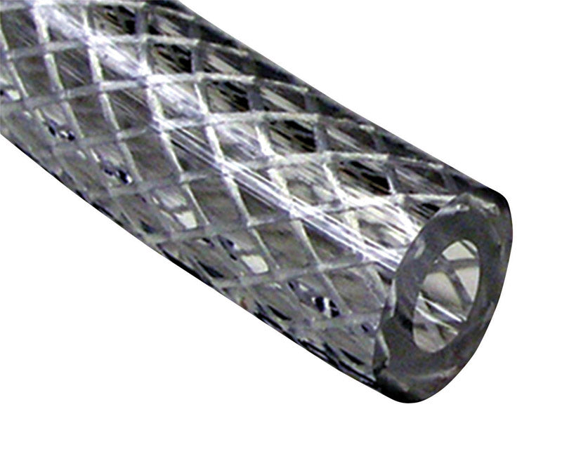 ProLine 1/4 in. D X 1/2 in. D X 250 ft. L Vinyl Braided Tubing BR012014250R