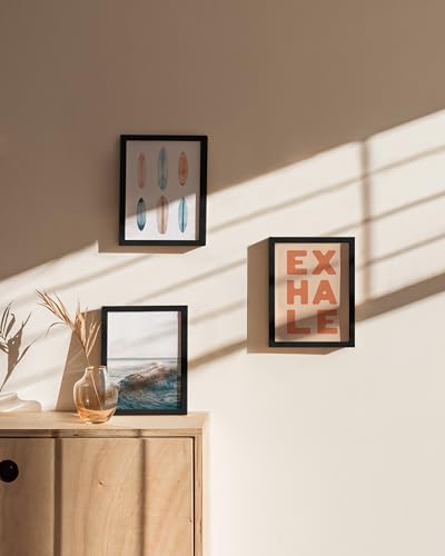 6x8 Black Oak Frame Set of 9