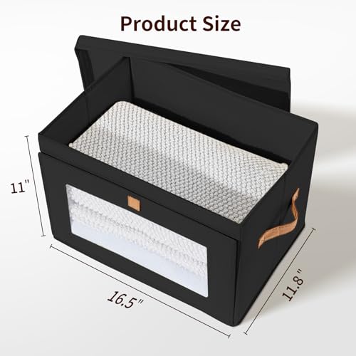 Storage Bins with Lids (4 Count)