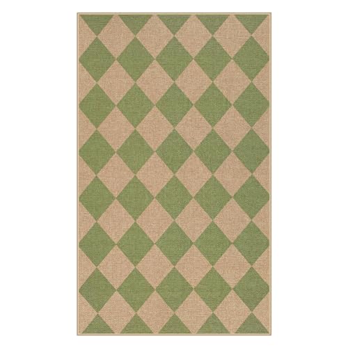 Checkered Easy Jute 3x5 Outdoor Rug