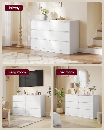 Modern 6 Drawer Dresser
