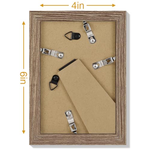 5x7 Picture Frames Set of 9 for Wall Mount or Tabletop (9 Count)