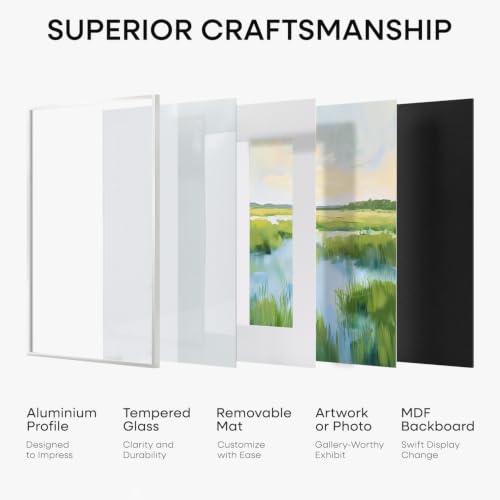 14x24 White Picture Frame (2 Count)