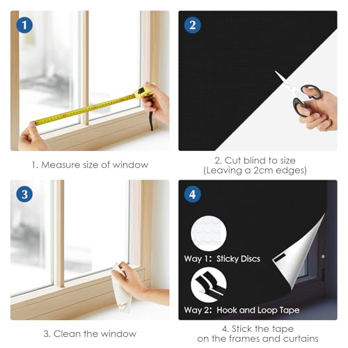 100% Blackout Curtains for Bedroom