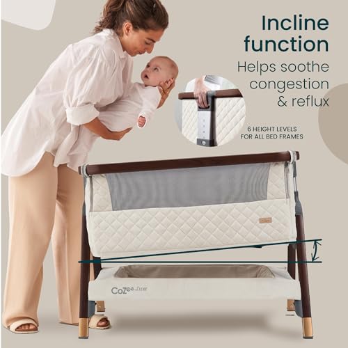 CoZee® Luxe Bedside Bassinet & Sleeper