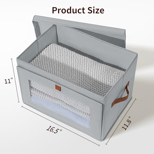 Large Closet Storage Bins (4 Count)