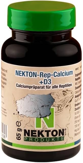 Nekton Rep-Calcium Plus D3 Reptile Supplement, 65gm