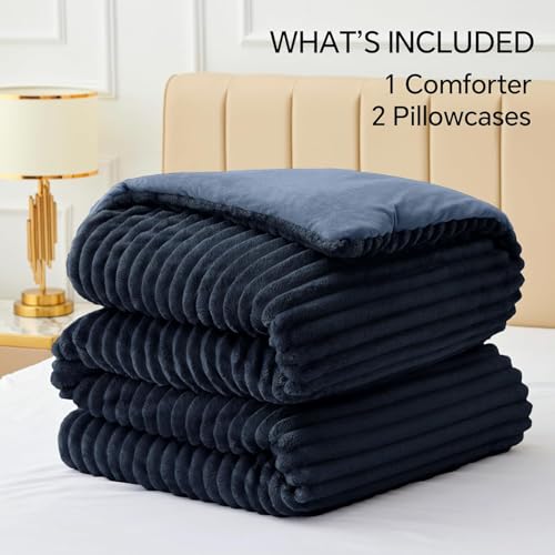 Fleece California King Comforter Set