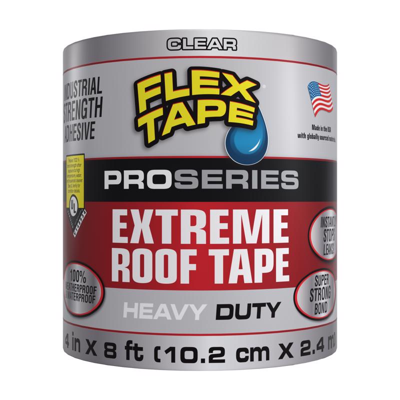 Flex Seal Family of Products Flex Tape Pro Series 4 in. W X 8 ft. L Clear Waterproof Repair Tape 1 p