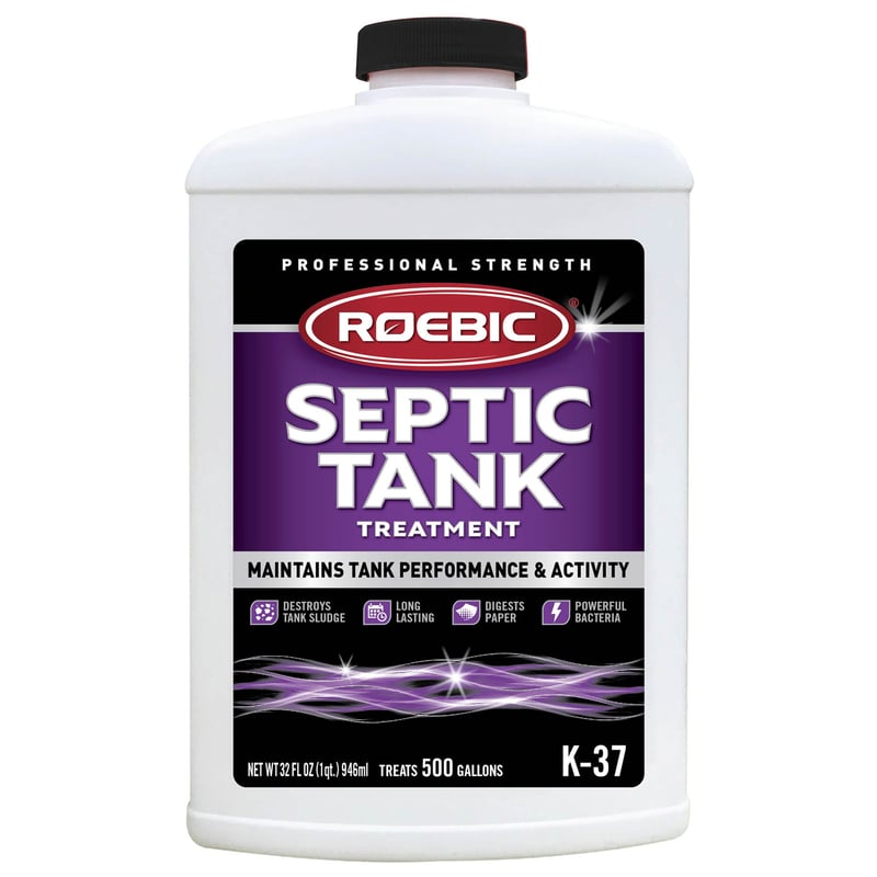 Roebic Liquid Septic System Treatment 32 oz K-37-Q-4, Pack of 4