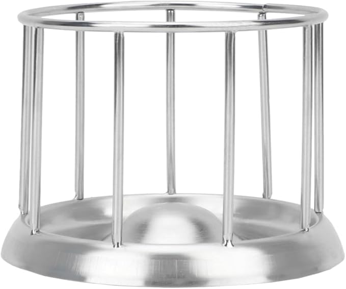 Wontee Tortoise Feeding Dish Reptile Water Dish Food Bowl Stainless Steel Feeder for Tortoises Lizards Turtles Chameleon (S)