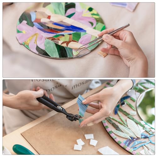 400g Glass Mosaic Tiles for Craft