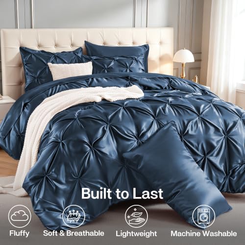 Satin King Size Comforter Set