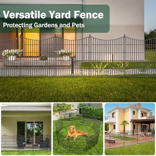 No Dig Dog Fence Outdoor for Yard (400 Sq Ft)