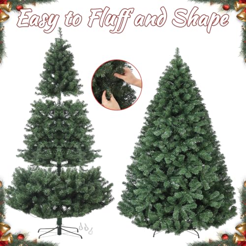 10ft Prelit Fraser Fir Wide Artificial Christmas Tree with RGBW Light