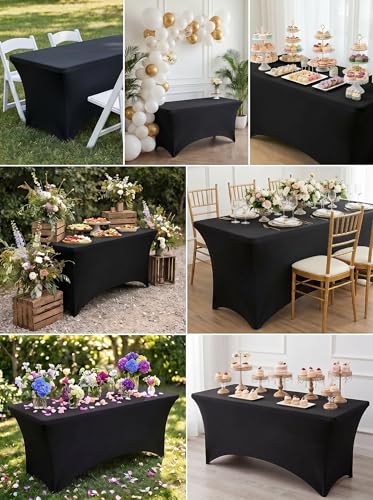 Spandex Table Cloth 4 Pack [6FT