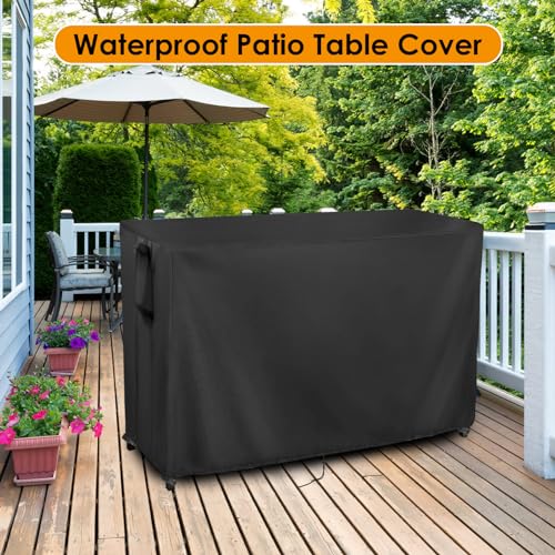 Outdoor Table Cover Waterproof for Console Table 46"L x18"W x36"H