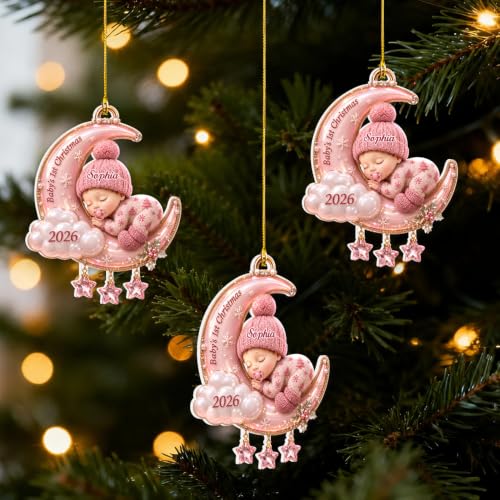 Custom Baby First Christmas Ornament