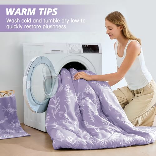 Lavender TwinXL Comforter Set
