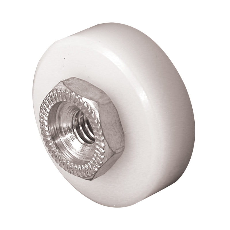 Prime-Line 3/4 in. D X 0.75 in. L Nylon Roller Assembly B 629 2 pk