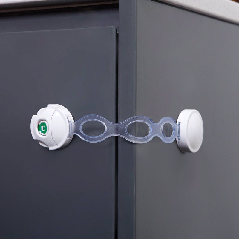 Dreambaby EZY-Check White Plastic Safety Latch L800A 1 pk