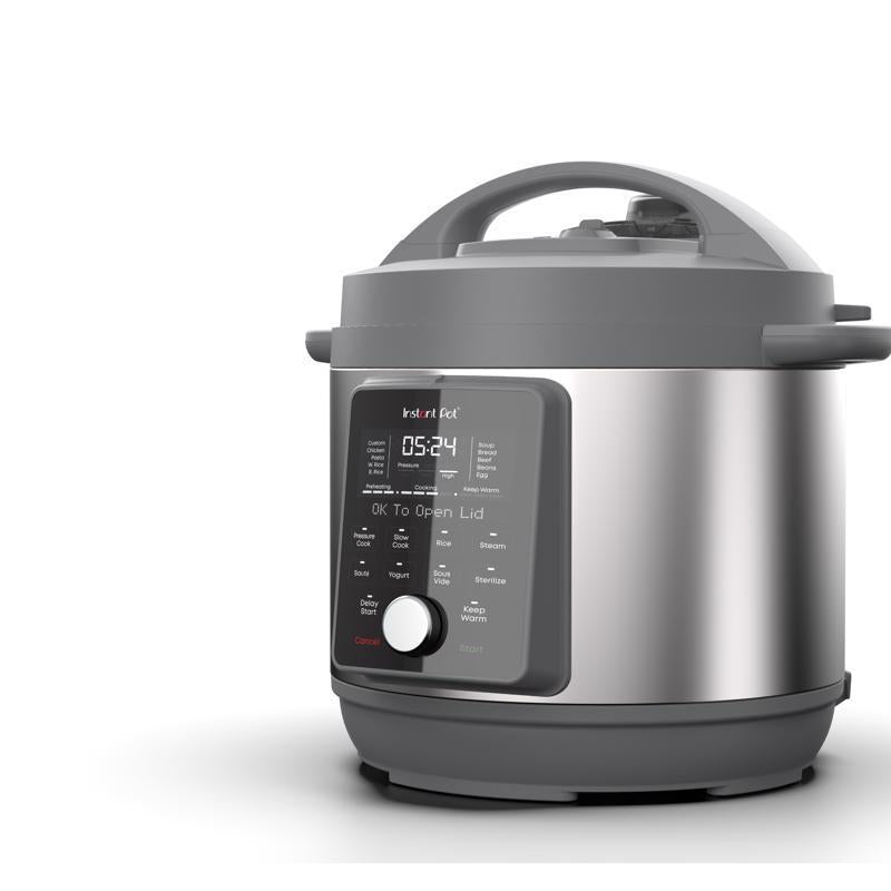 Instant Duo Plus Aluminum/Stainless Steel Digital Pressure Cooker 8 qt Black/Silver 113-0058-01