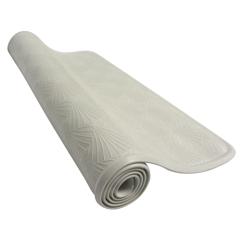 Zenith 27-1/2 in. L X 15-3/4 in. W White Rubber Bath Mat 77WW