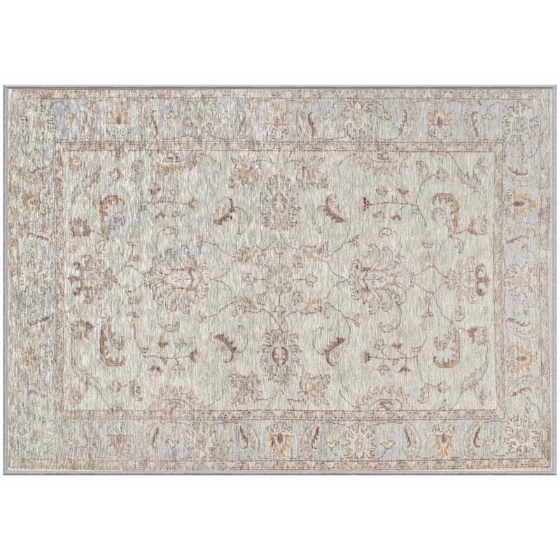 Gel Pro 24 in. W X 34 in. L Beige Geometric Polyester Accent Rug 107-1-2434-JDOT