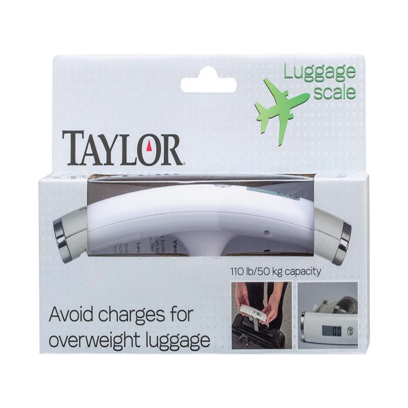 Taylor White Luggage Scale 81234A