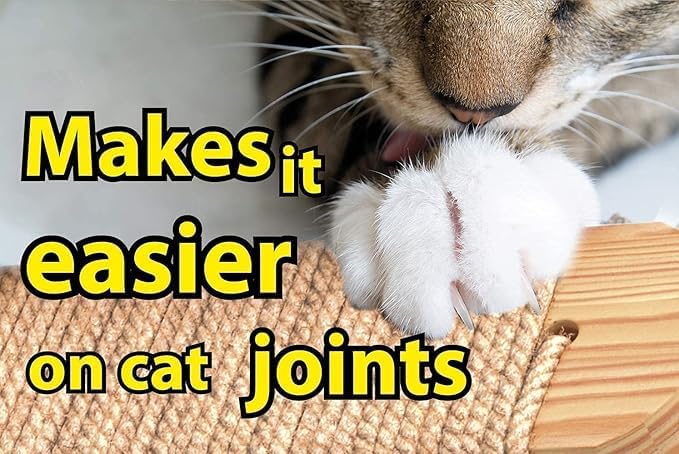 Skywin Cat Steps - Grey Solid Rubber Wood Cat Stairs Great for Scratching and Climbing - Easy to Install Wall Mounted Shelves for Playful Cats (Grey)