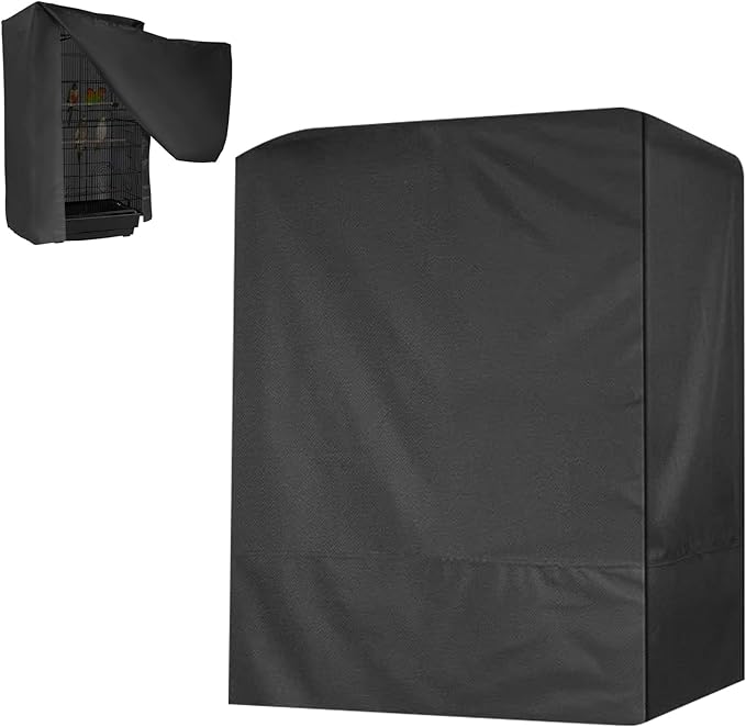 Bird Cover for Cage,Breathable Black Out Lightweight Washable Dust Proof Hood Lovebird Canary Conure Cockatiel Parakeet Pet Night