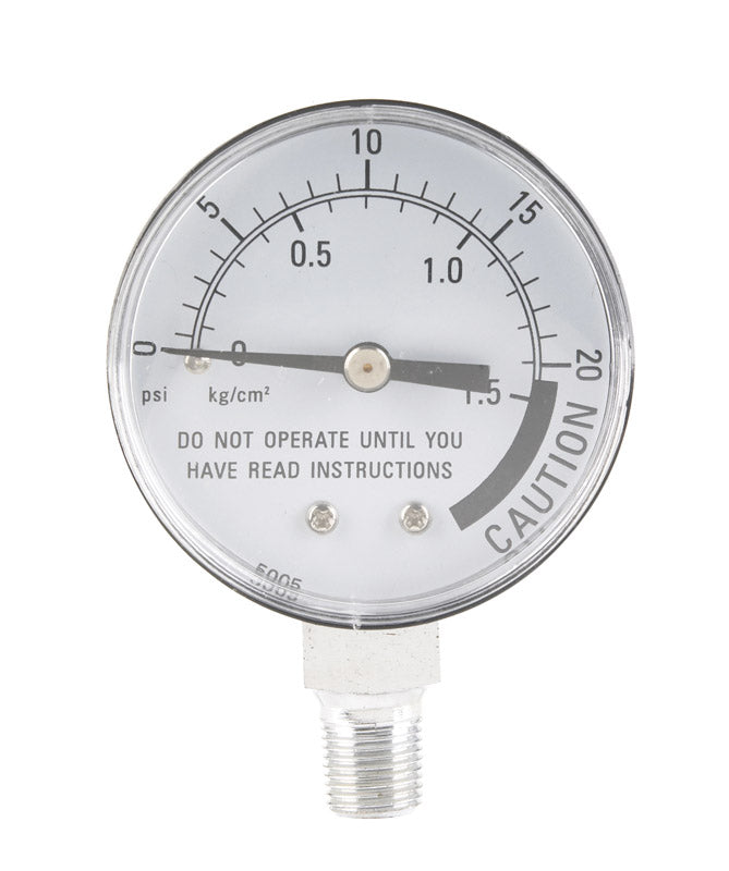 Presto Stainless Steel Pressure Steam Gauge 85-771