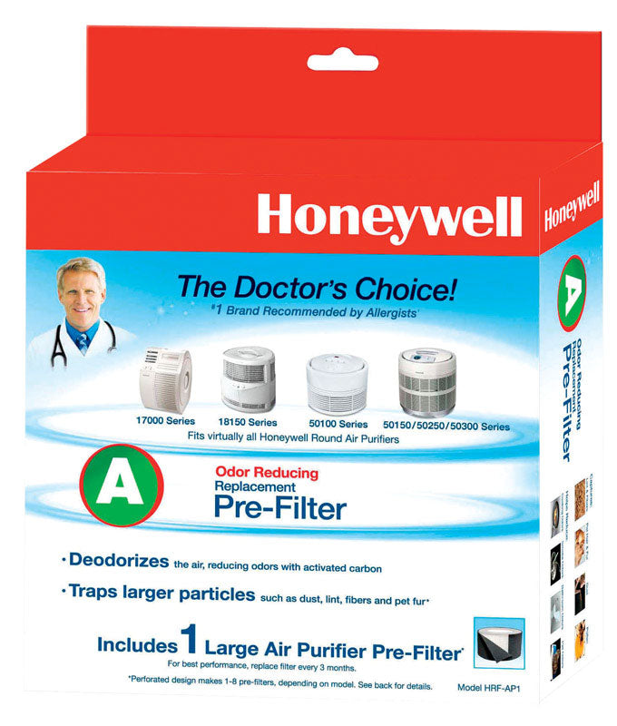 Honeywell 10.13 in. H X 2.75 in. W Square Carbon Pre-Filter HRFAP1V2 1 pk