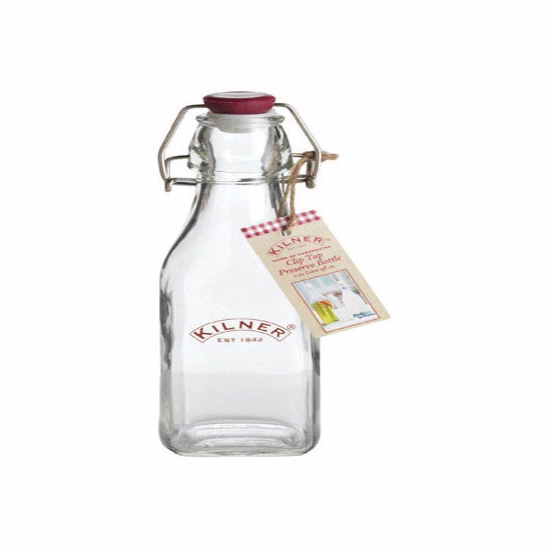 Kilner 9 oz Clear Preserver Bottle 0025.470U 1 pk, Pack of 4
