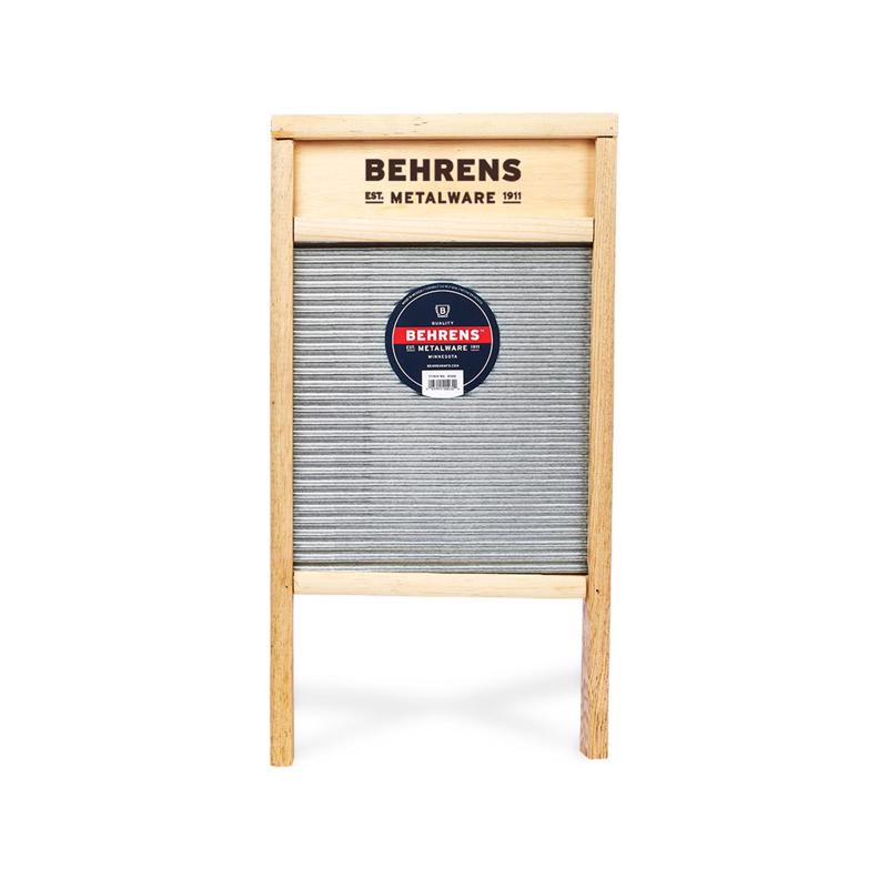 Behrens 12.5 in. W X 24.5 in. L Galvanized Steel Scrub Surface Washboard BWBG12