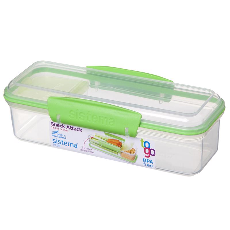 Sistema To Go 13.8 oz Clear Food Storage Container 2147953 1 pk, Pack of 9