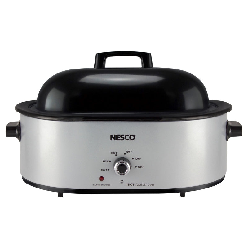 Nesco Silver Stainless Steel 18 qt Electric Roaster 17.5 in. H X 9.2 in. W X 25.4 in. L MWR18-47