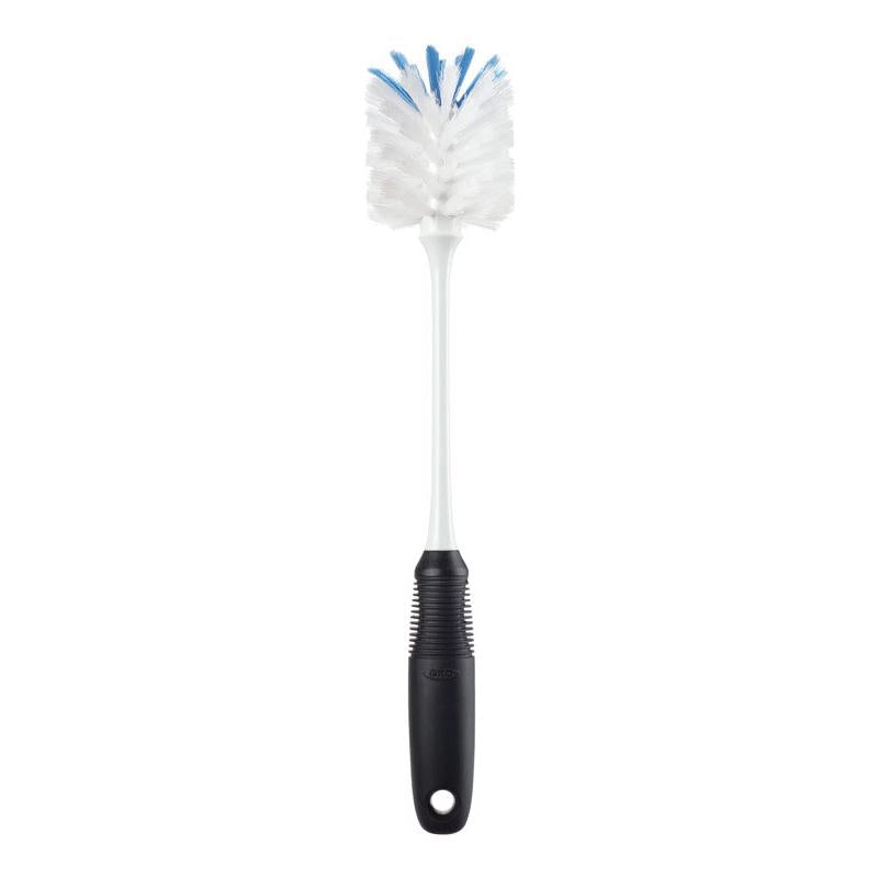 OXO Good Grips 2 in. W Soft/Medium Bristle Plastic/Rubber Handle Bottle Brush 36391